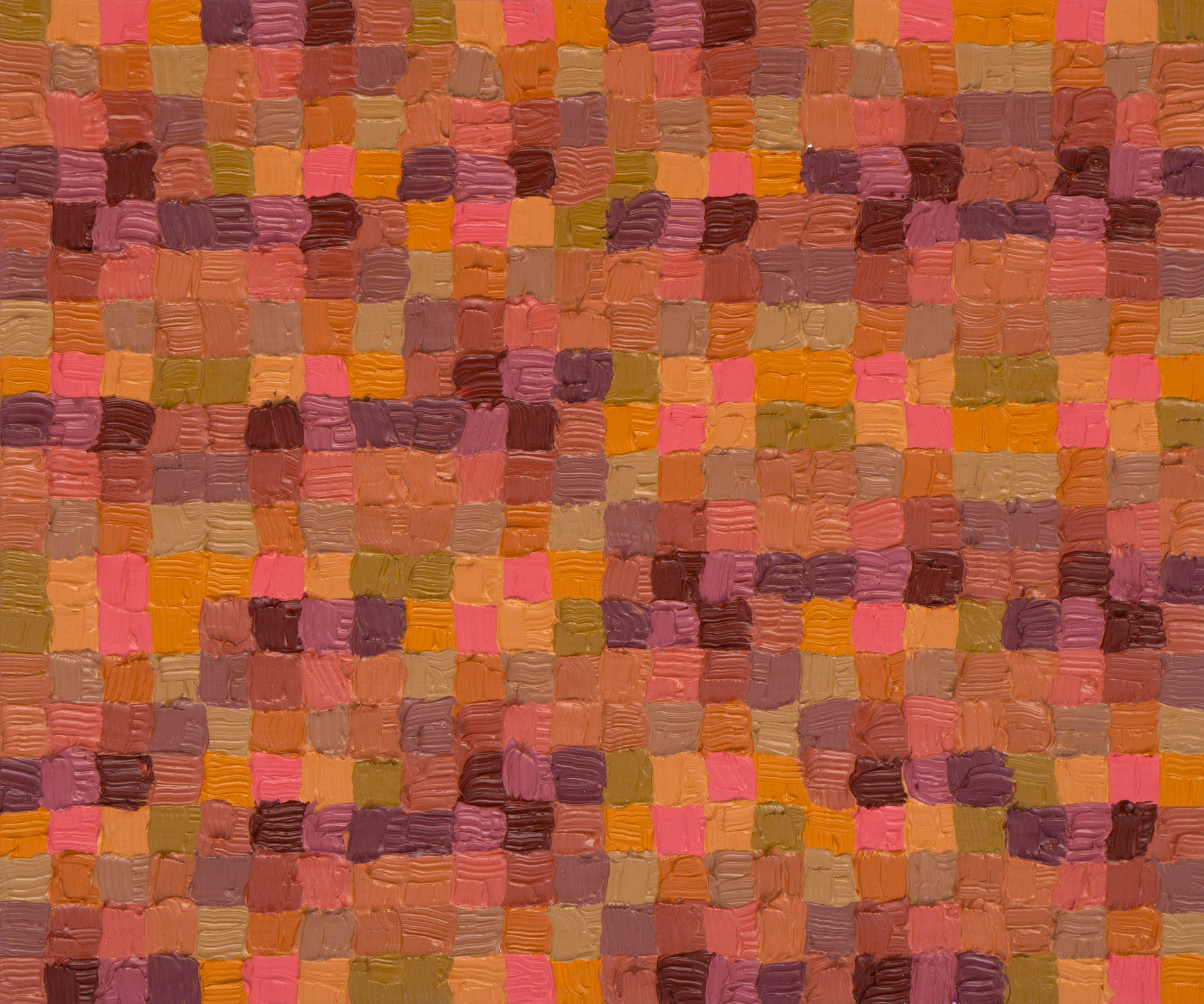 (4x4)(6x5) Cadmium Red, Cadmium Yellow. 2026. Oil on Paper. 24 x 20 cm.